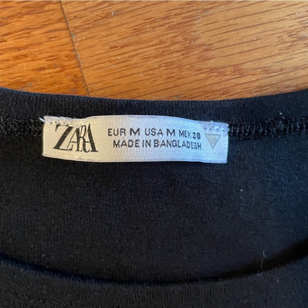 3  Zara crew neck t shirt - Picture 8 of 8